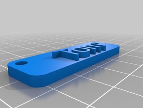 tom nt signos logotipos personalizado 3d print model - Mito3D