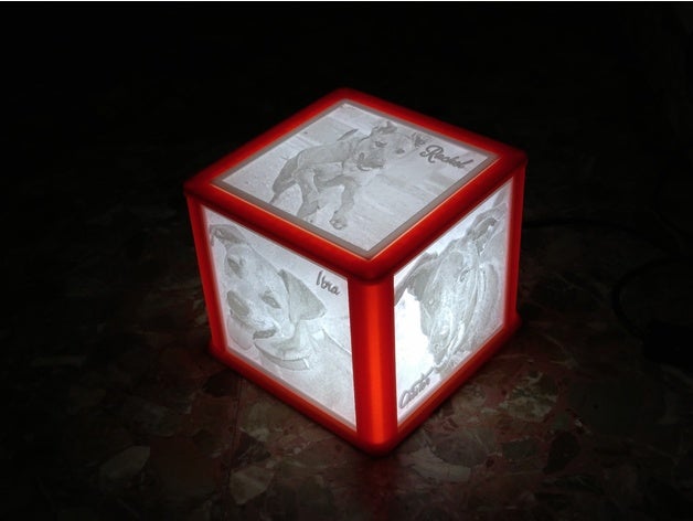 lithophane lampe structure decor decoracion decoration estructura fotografia gift lampara light lithopane lithopanes lithophanes photography romantic valentine le jour de valentines 3D print model - Mito3D