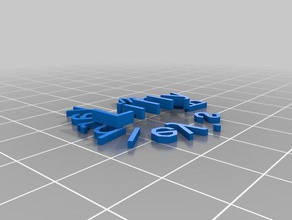 lilly altri personalizzato 3d print model - Mito3D