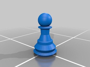 pawn chess pawns 3d print model - Mito3D
