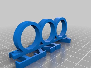 meine angepasste Chef multiring cutomizable Ringe 3d print model - Mito3D