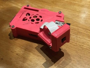 seguro cam caso diy raspberry pi de la cámara raspi 3d print model - Mito3D