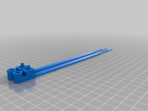 meine angepasste Kabelbinder 2 Teile 3d print model - Mito3D