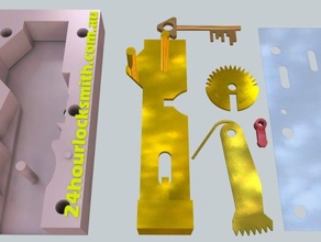 ratner key change safe lock engineering 9 lever bolt brisbane locksmith printable 3d print model - Mito3D