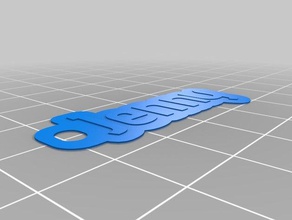 keychain jenny keychains customized 3d print model - Mito3D