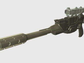 f102 sniper assembleia adereços armadura impressionante melhores divertido engraçado arma armas lego modelo rifle 3d print model - Mito3D
