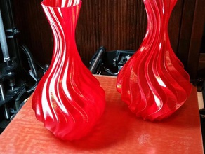 twisty vase decor 3d print model - Mito3D