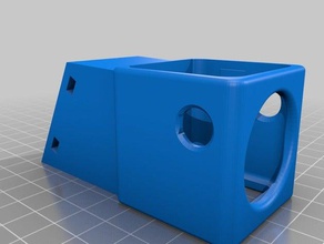 35 degree polaroid cube quadcopter mount hobby 3d print model - Mito3D