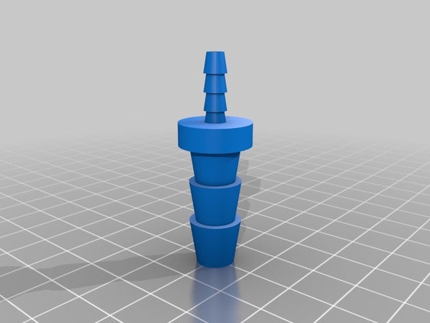 my customized hose barb adapter manifold outdoor garden 3D print model - Mito3D