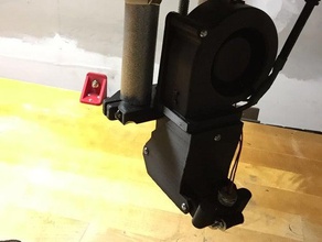 mpcnc lazer mount tek hedef fan universal bağlama makine araçlar 3d print model - Mito3D