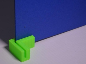 3mm Plastik-Ecke diy Brett Fotografie soft-box Unterstützung 3d print model - Mito3D
