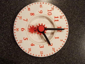 lehren Kind sagen Zeit, die Minuten-Skala - Spielzeug Spiele Uhr Gesicht Lehre Hilfsmittel für den Unterricht Lehr-Zeit Ausbildung 3d print model - Mito3D