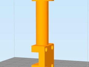 filament-Halter Quadrat-Rohr 20mm 3d Drucker Zubehör 3d print model - Mito3D