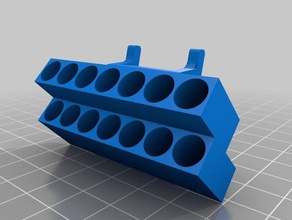 pegboard bit hex titulaire organisation 3d print model - Mito3D