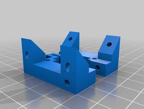delta carrige-spring modadjustable width 3d printer parts 3d print model - Mito3D