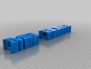 hong i segni loghi personalizzato 3d print model - Mito3D