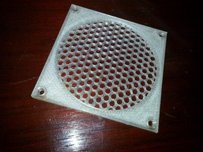 mon personnalisés générique de protection du ventilateur filtre maille nid d'abeilles pièces 3d print model - Mito3D