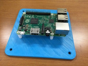 raspberry pi 2 vesa mount100mm 100mm elettronica 3d print model - Mito3D