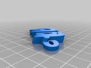 mi personalizados iamburnys v2text nombre llavero mando llaveros 3d print model - Mito3D