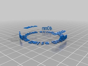Distanziale 40 mm 3d la stampante parti personalizzato 3d print model - Mito3D