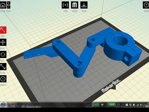 articulated sensor mounting arm clamp other 3d print model - Mito3D