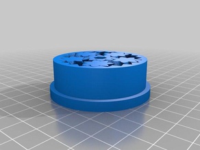 my customized filament gear bearing flange parts 3d print model - Mito3D