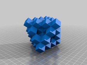 küpleri matematik sanat iç içe geçmiş topmod 3d print model - Mito3D