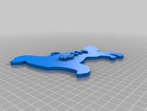 de oro molly llaveros personalizado 3d print model - Mito3D