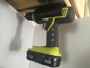 ryobi cordless drill holder tool holders boxes 3d print model - Mito3D