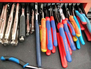 plier wrench organizer tool holders boxes 3d print model - Mito3D