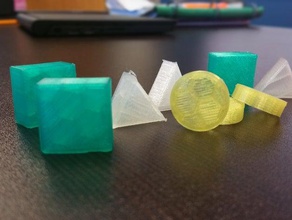 colored shapes 3d printing 3d print model - Mito3D
