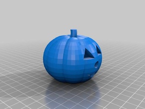 happy jack-o-lantern decoración personalizado 3d print model - Mito3D