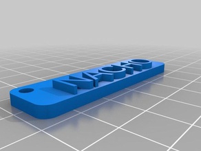 nacho Zeichen logos angepasst 3d print model - Mito3D