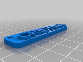 cristina Zeichen logos angepasst 3d print model - Mito3D