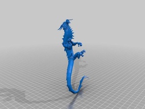 nuvem serpente do mundo de warcraft jogos 3d print model - Mito3D