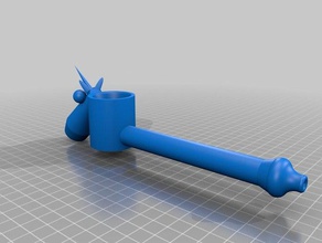 licorne pipe 3d l'impression 3d print model - Mito3D