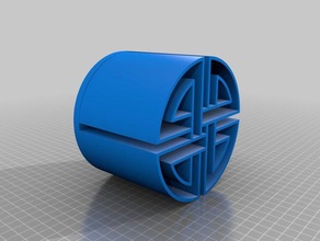 celtic knot pencil holder office 3d print model - Mito3D
