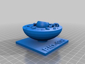 célula humana 3d impressão 3d print model - Mito3D