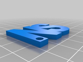 ns anahtarlk 3d drucken 3d print model - Mito3D