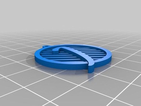 my customized earrings letter 1 3d print model - Mito3D