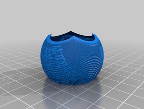 my customized stereographic picture projector math art 3d print model - Mito3D