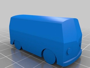 vw kamp aracına model 3d baskı 3d print model - Mito3D