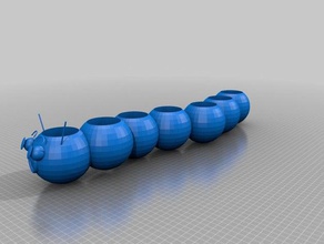 caterpillar-Becherhalter 3d drucken 3d print model - Mito3D
