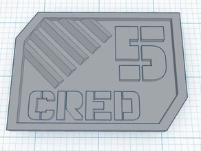 sci fi credito di gioco gettoni giochi da tavolo sci-fi scifi 3d print model - Mito3D