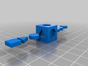 Form Würfel - Spielzeug Spiele makeredchallenge 3d print model - Mito3D
