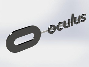 oculus logo Zeichen logos 3d print model - Mito3D