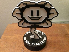 flowey stand toys games 3d print model - Mito3D