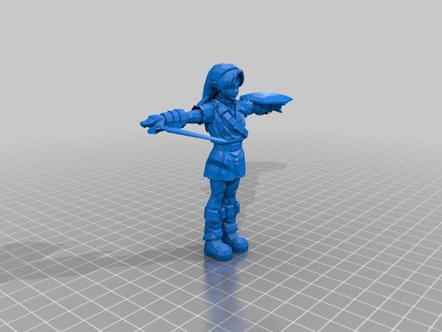 link de super smash bros melee exploraciones réplicas 3D print model - Mito3D