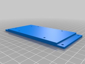 chassis center plate 3d printing 3d print model - Mito3D