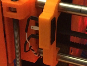 x-stop-mount prusa i3 3d Drucker Teile Ende stop 3d print model - Mito3D